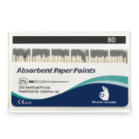 бумажные штифты №80, 100шт., (sure-endo)