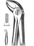 щипцы №4 для удаления резцов нижней челюсти, п-500-4, sammar