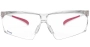 очки защитные прозрачные monoart fit up pink, розовые дужки, арт. 261463, euronda