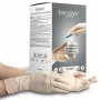 перчатки латексные хирургические «benovy» b101kk4 белые, р-р 7.5, 50 пар