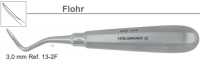 элеватор изогнутый flohr 13-2f* (hlw dental instruments)