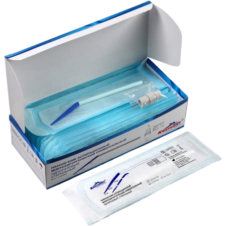 Наконечник-слюноотсос микрохирургический универсальный стерильный (20 шт) KRISTIDENT (ТК=50уп)