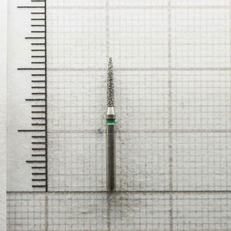 fg249g014 бор алмазный fg - пламя заостренное - 014 зеленый horico