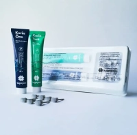 набор паст "kurin one 50 г, kurin two 50 г, полировальная щетка kagayaki bowl (нейлон) 25 шт