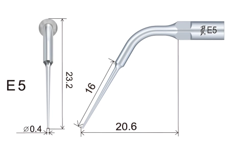 насадка e5 к скайлеру эндодонтическая (подходит к ems), woodpecker