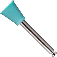 полир "kagayaki ensmart pin" - чашка зелёный (силикон) µ 70 - держатель из нержавеющей стали, 30шт