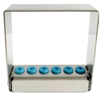 buho 6l 60. блок для стерилизации металлический, horico