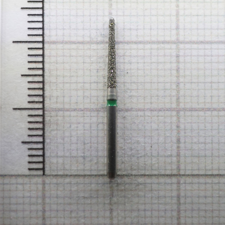 fg199g016 бор алмазный fg - конус закругленный - 016 зеленый horico