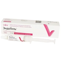 эндогель №1 - гель для химико-механического расширения корневых каналов, 1шпр*5мл., "владмива"