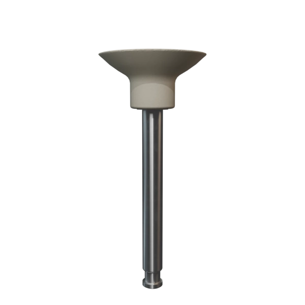 полир "kagayaki ensmart pin" - диск белый (силикон) µ 125 - держатель из нержавеющей стали, 1 штука