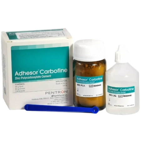Адгезор КАРБОФАЙН - цинк-поликарбоксилатный цемент, 80г+40г., Spofa