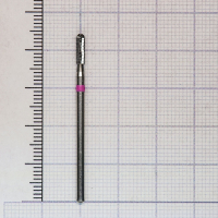 141134023 фреза твс - цилиндр - 023 розовый тонкие прямые лезвия со спиральной поперечной насечкой h