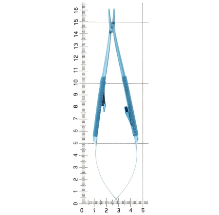 иглодержатель микрохирургический прямой 1.5 мм 160 мм, микрохирургические технологии