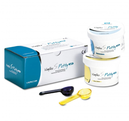 Вонфлекс / Vonflex S Putty Soft Normal, слепочная масса А-силиконовая 2х280мл, Vericom