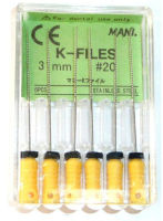 k-files 31 мм, №20, 6шт (mani)