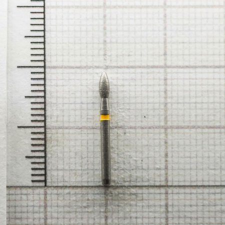 fg277f018 бор алмазный fg - олива закругленная - 018 желтый horico