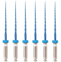 multitaper files blue 25мм, wp 21, размер 04-15, стерильные машинные файлы (6 шт) eurofile