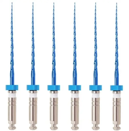 MultiTaper Files Blue 25мм, WP 21, размер 04-15, стерильные машинные файлы (6 шт) Eurofile