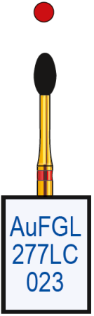 aufgl277lc023 бор алмазный fg - олива закругленная - 023 красный horico