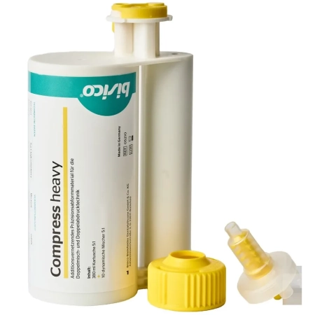 bisico compress heavy - гидрофильный материал для сэндвич-техники (картридж 380 мл + 10 смесителей)