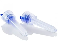 насадки mixing tips для futar голубые - 100шт., ø6.0мм (kettenbach)