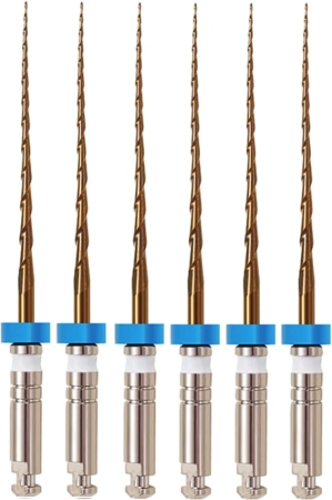 MultiTaper Files Gold, 31мм, WP 21, размер 05-15, стерильные машинные файлы (6 шт) Eurofile