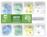 1.075. диски полировальные, универсальный набор, 80шт., тор вм