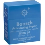 вк 01 артикуляционная бумага пластиковый бокс, синяя, 200мкм., 300л., bausch