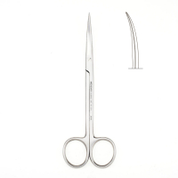 ножницы изогнутые metzenbaum 14 см (остроконечные)
