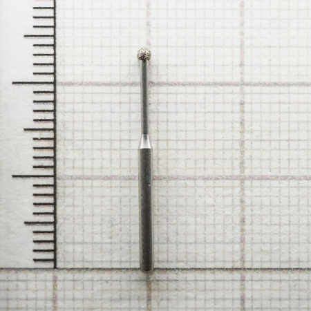 fg697016 бор алмазный fg - шар хирургическая длина - 016 серый, horico