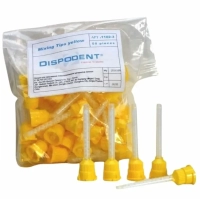 канюли для смешивания стоматологических материалов 1:1, yellow, 70мм., 50шт/уп