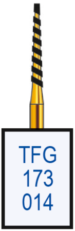 tfg173014 бор алмазный fg - конус усеченный - 014 серый horico