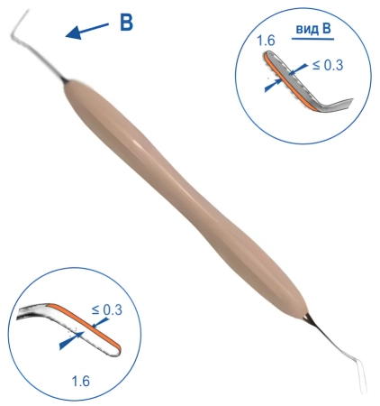 8.0709 Гладилка моделировочная (гладилка АР) 1 шт, ТОР ВМ