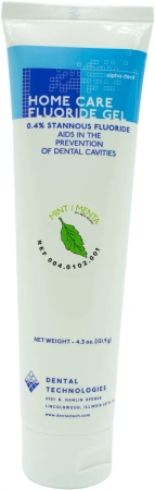 АЛЬФА-ДЕНТ Fluoride gel - фторгель для домашнего использования, МЯТА (121.9 г) Dental Tech
