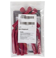 наконечники для пылесосов (em19) monoart - бордовый, ø=16мм., l=114мм., 10штук/уп., euronda