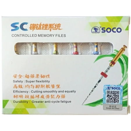 Файлы машинные с памятью формы SC 21 мм Assorted, SOCO