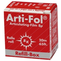 вк 1021 артикуляционная фольга, односторонняя, красная, 8мкм, 20мм*20м., bausch