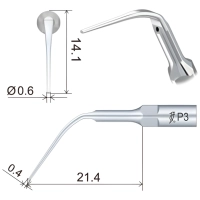 насадка p3 к скайлеру пародонтологическая (подходит к woodpecker, ems) woodpecker