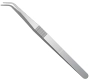 пинцет зубной изогнутый с насечкой (струм) (1уп=10шт)