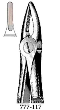 Щипцы зубные П 29 для удаления корней и резцов верхней челюсти (117) Cornerstone