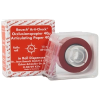 вк 14 артикуляционная роликовая бумага красная, 40мкм., 16мм*15м., bausch