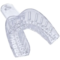 ложки для снятия слепков перфорированные пластиковые для имплантологии №2 низ, 12 шт, jnb