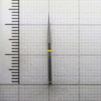 fg166f016 бор алмазный fg - конус остроконечный - 016 желтый horico