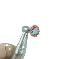 w9911 диск - коричневый (с прорезями) - предварит/полировка керамики, угловой наконечник, ø 14мм., h