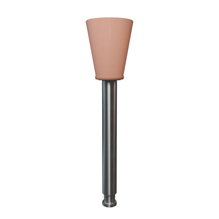 полир "kagayaki ensmart pin" - чашка розовый (силикон) µ 32 - держатель из нержавеющей стали, 30шт