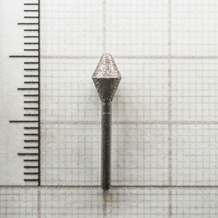 fg038047 бор алмазный fg - ромб - 047 серый horico