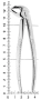 щипцы извлекающие корневые для нижней челюсти №33s, рa 533/09, nopa