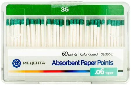 Бумажные штифты 06 №35 60шт/уп.(МЕТА)