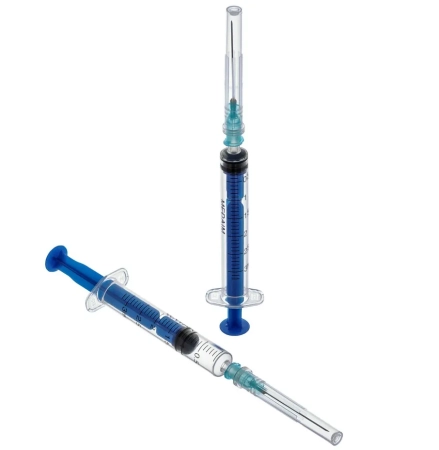 шприц стерильный одноразовый с иглой, medaim 3 мл.