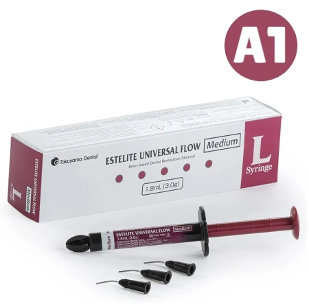 Эстелайт UNIVERSAL FLOW Medium, L-Syringe 1.8ml (3.0g) - A1, Tokuyama Dental